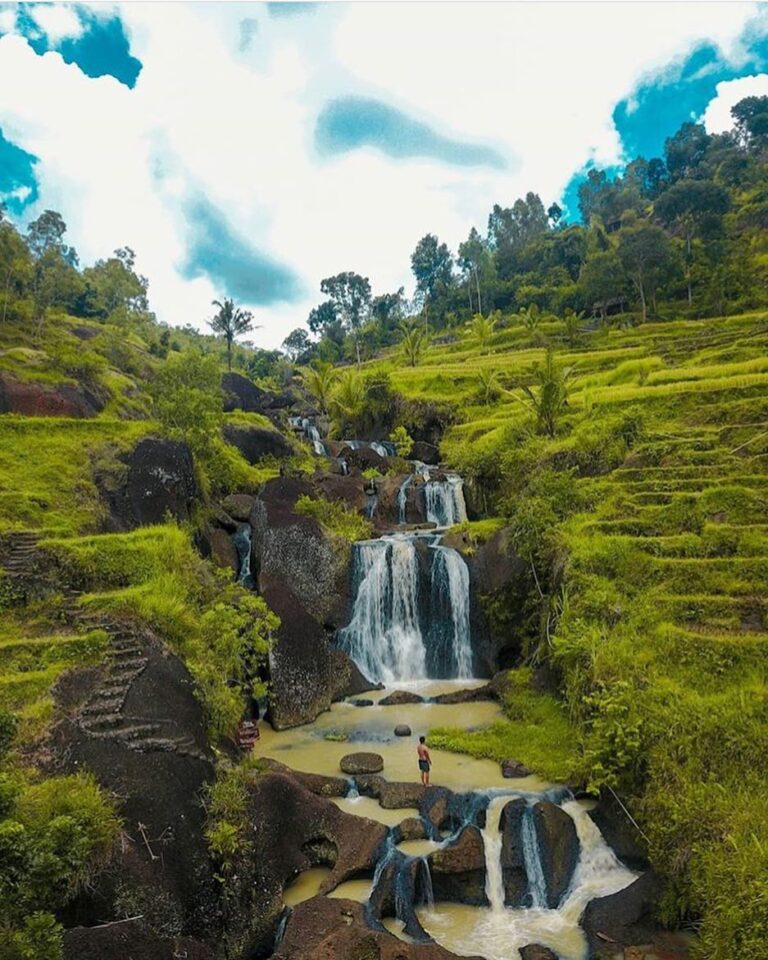 #explorejogja photo today by  taken at Air Terjun Kedung Kandang, Nglanggeran, G...