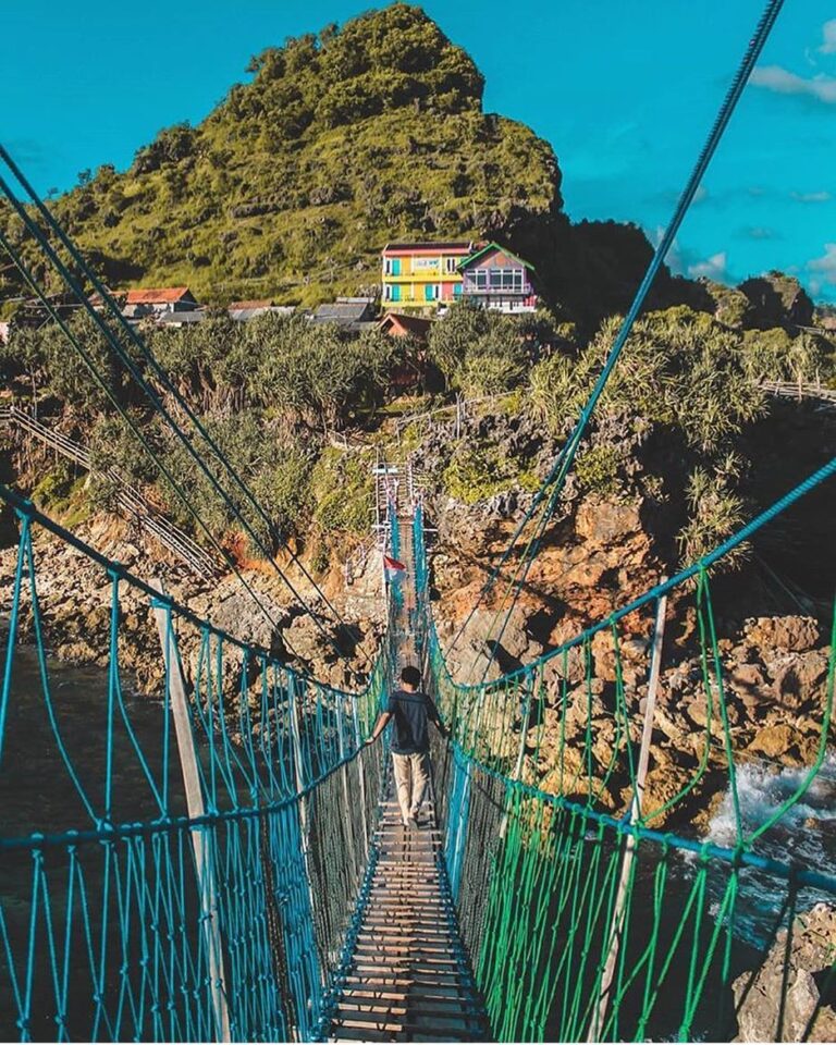 #explorejogja photo today by  taken at Pantai Nglambor, Gunungkidul....