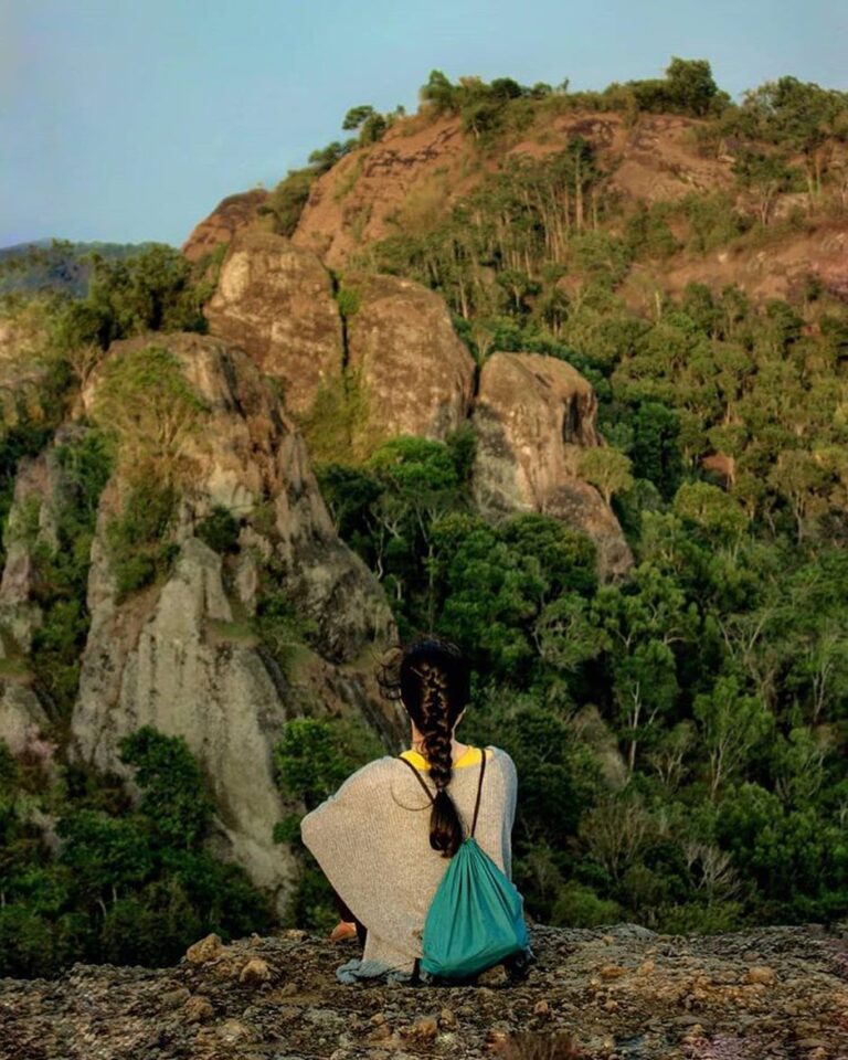 #explorejogja photo today by  taken at Gunung Api Purba Nglanggeran....