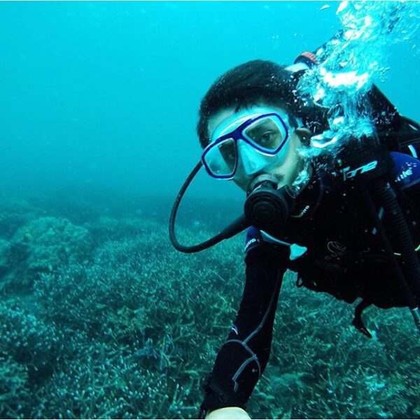 Photo today by  taken at perairan pantai Nirwana, wilayah rumah ikan. #exploreba...