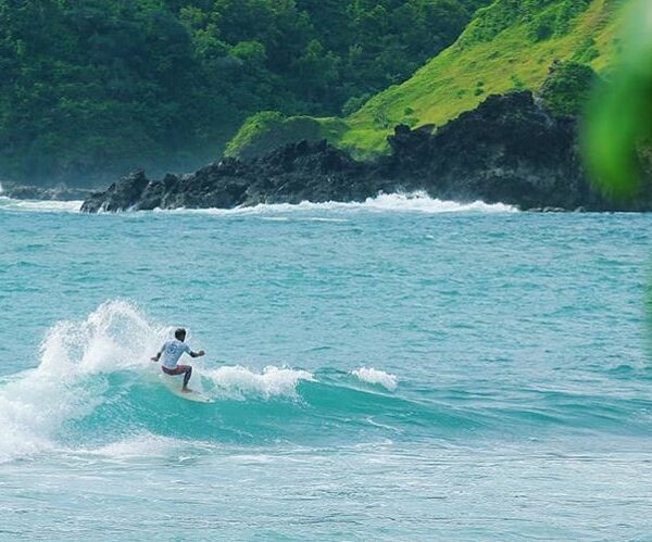 #explorejogja photo today by  taken at Pantai Wediombo, Gunungkidul....