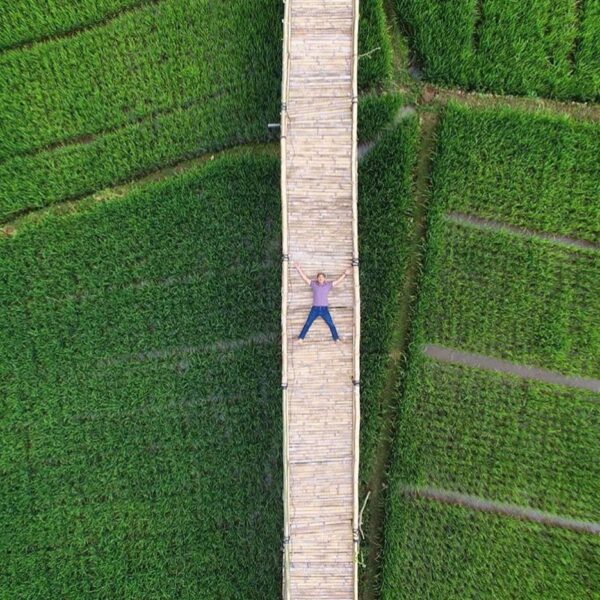#explorejogja photo today by  taken at Persawahan Songgo Langit, Dlingo, Bantul....