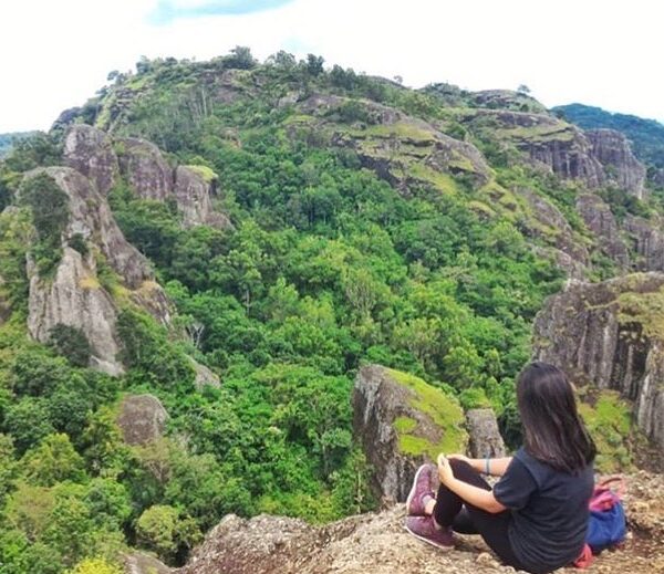 #explorejogja photo today by  taken at Gunung Api Purba Nglanggeran, Patuk, Gunu...
