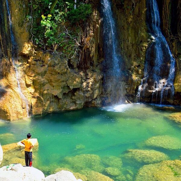Photo today by  taken at air terjun desa Winning, Pasarwajo, Buton. #explorebaub...