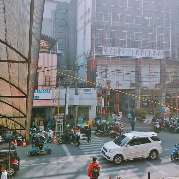 A different point of view of Jl. Ahmad Yani nicely taken by  #exploresukabumi...
