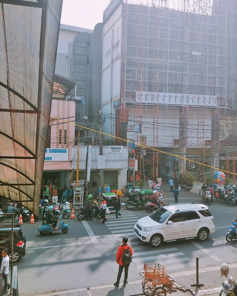 A different point of view of Jl. Ahmad Yani nicely taken by  #exploresukabumi...