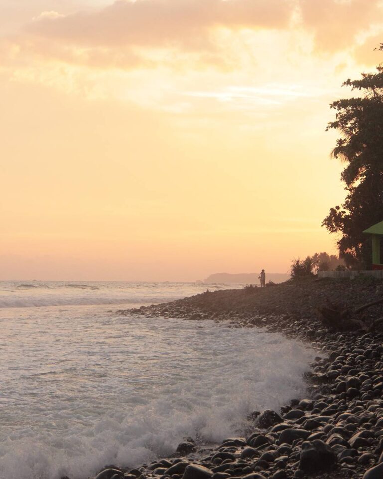 Weekend is just around the corner! Sunset scene in Cimaja by  #exploresukabumi...