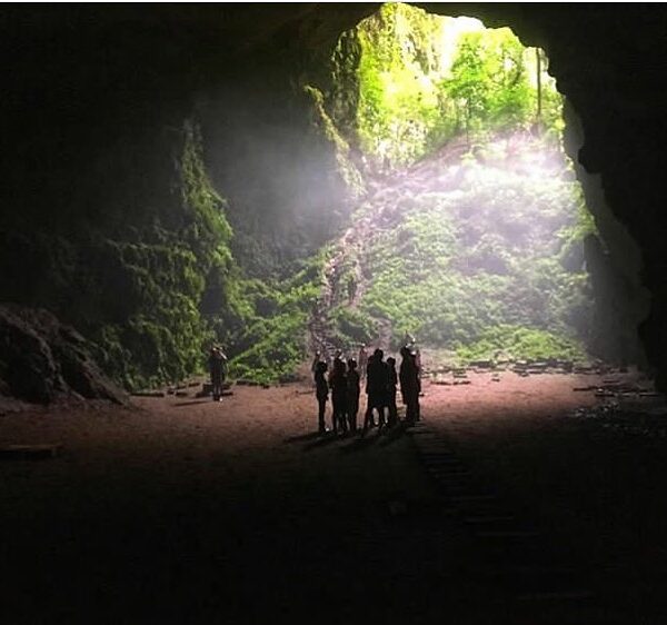 #explorejogja photo today by  taken at Goa Jomblang, Gunungkidul....