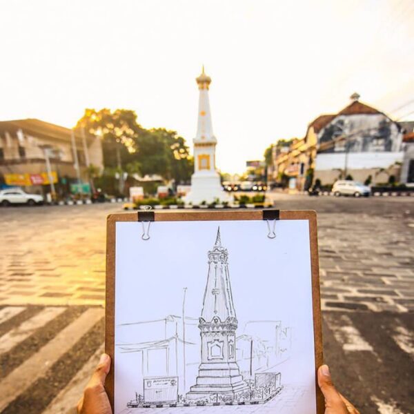 #explorejogja photo today by  taken at Tugu Yogyakarta....