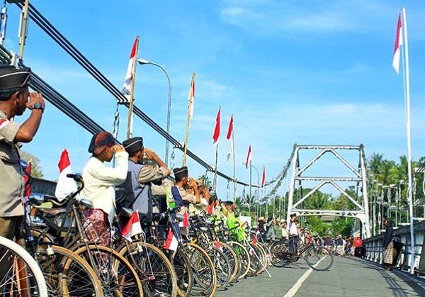 #explorejogja photo today by  taken at Jembatan Bantar, Sentolo, Kulon Progo....