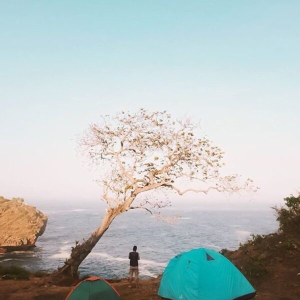 #explorejogja photo today by  taken at Pantai Kesirat, Gunungkidul....