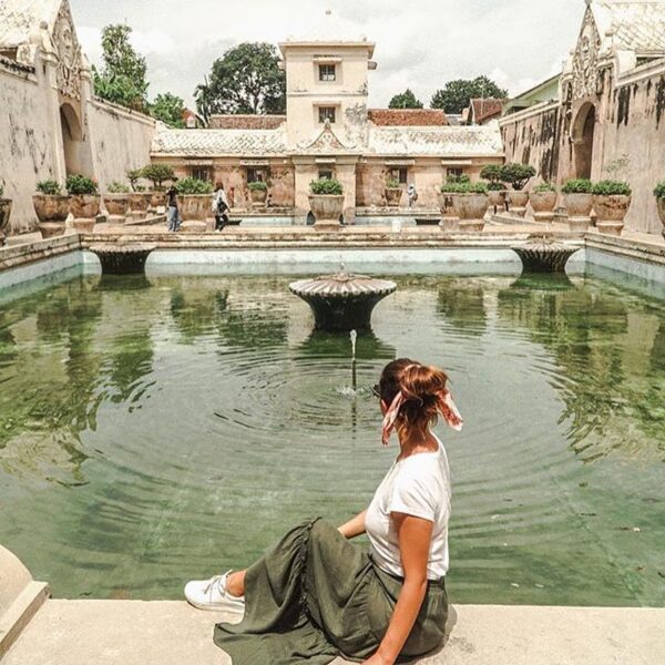 #explorejogja photo today by  taken at Water Castle Taman Sari....