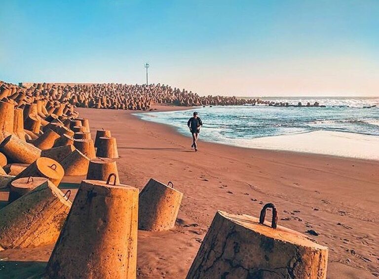 #explorejogja photo today by  taken at Pantai Glagah, Kulon Progo....