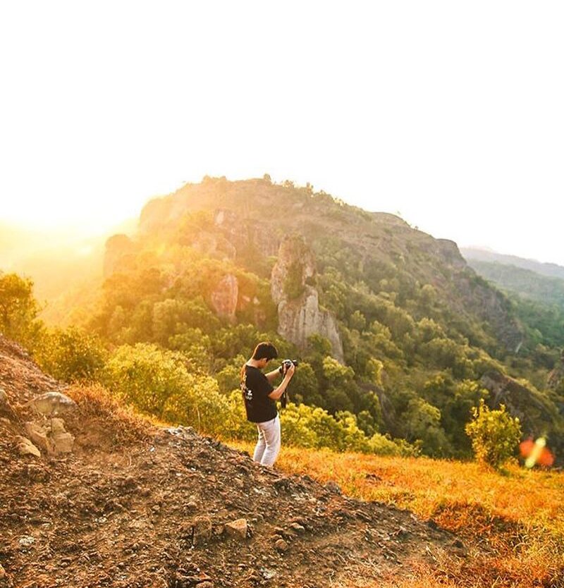 #explorejogja photo today by  taken at Gn.Api Purba Nglanggeran, Gunungkidul....