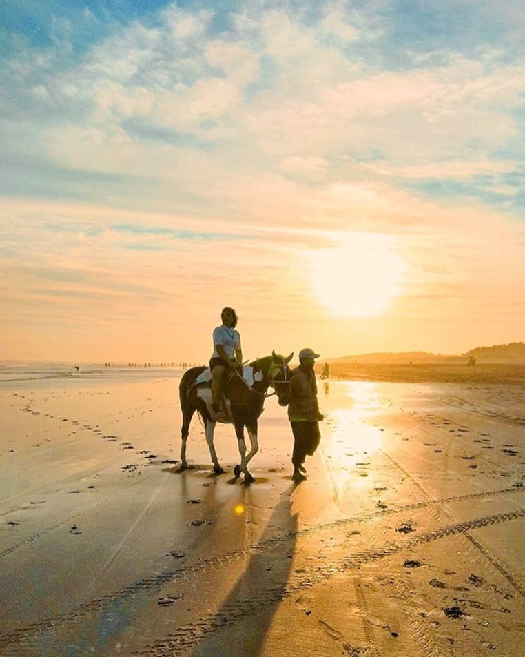 #explorejogja photo today by  taken at Pantai Parangtritis, Bantul....