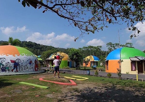 #explorejogja photo today by  taken at Desa Wisata Rumah Domes, Nglepen, Yogyaka...
