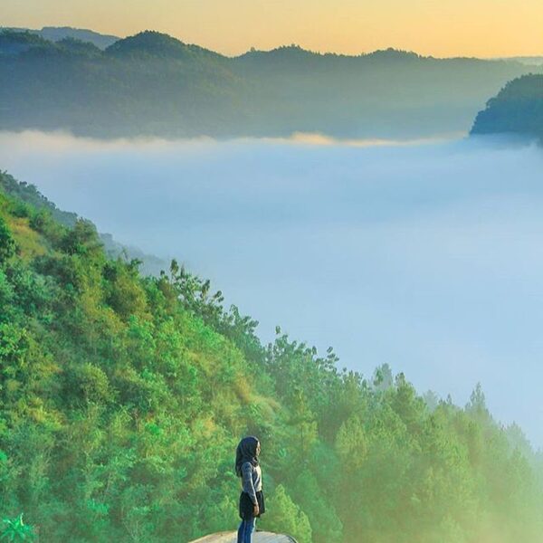 #explorejogja photo today by  taken at Puncak Panguk, Dlingo, Bantul....
