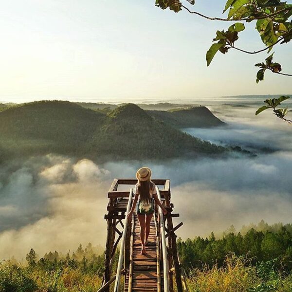 #explorejogja photo today by  taken at Puncak Panguk, Dlingo, Bantul....