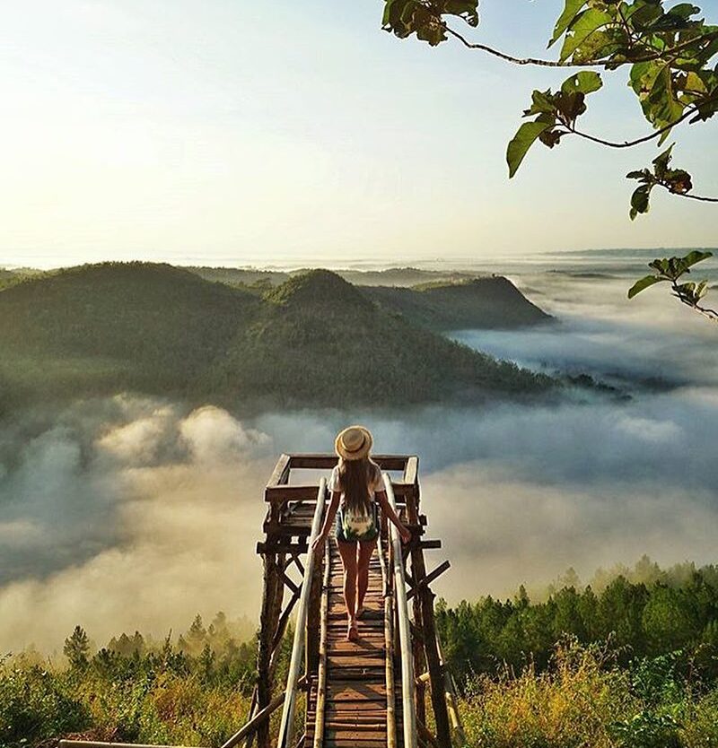 #explorejogja photo today by  taken at Puncak Panguk, Dlingo, Bantul....