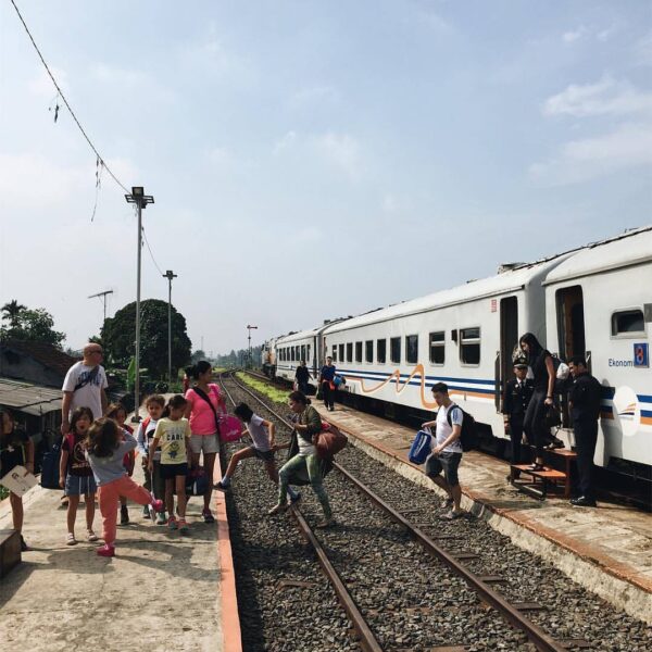 #exploresukabumi photo by  taken at Stasiun Cisaat...