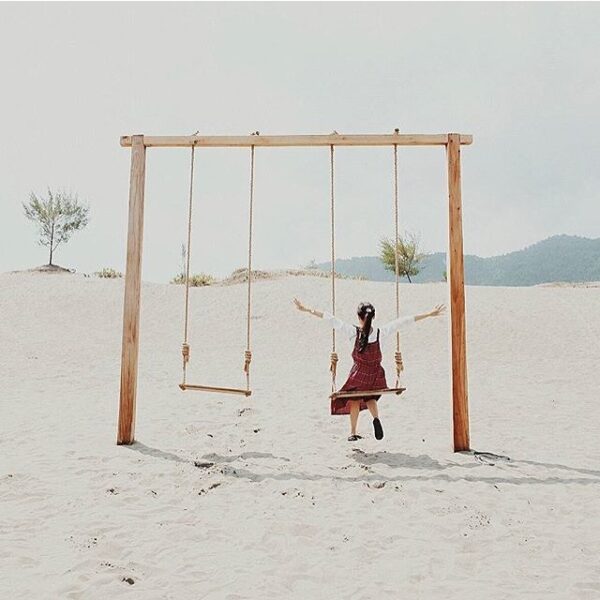 #explorejogja photo today by  taken at Gumuk Pasir, Bantul....