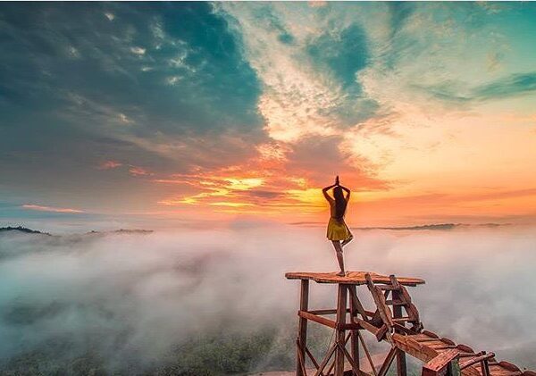 #explorejogja photo today by  taken at Bukit Panguk Kediwung, Dlingo, Bantul....