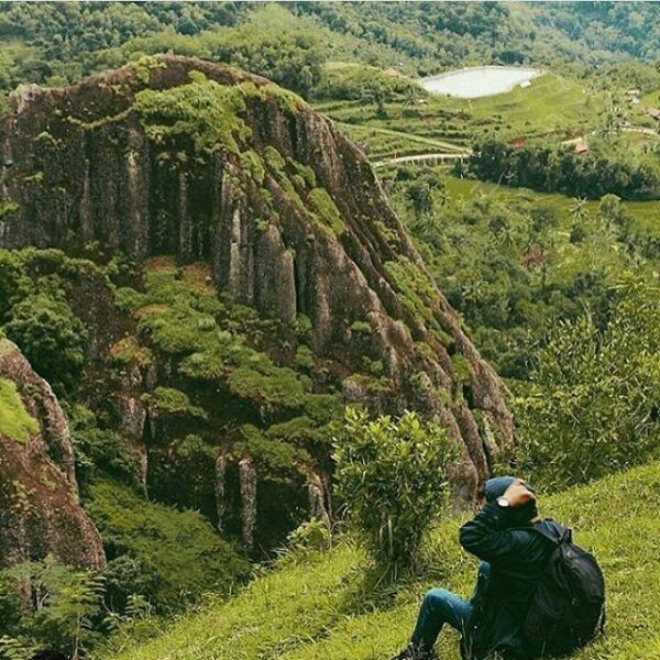 #explorejogja photo today by  taken at Gunung Api Purba Nglanggeran, Patuk, Gunu...