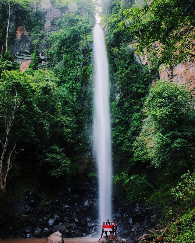 #explorebima Photo today by  taken at Riamau Waterfall Wawo
#exploreindonesia...