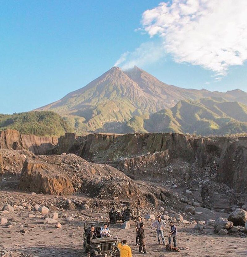 #explorejogja photo today by  taken at Kaliadem, Merapi....