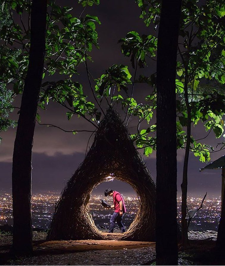 #explorejogja photo today by  taken at Kawasan Hutan Pinus Pengger, Dlingo, Bant...