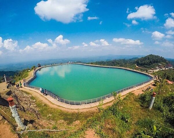 #explorejogja photo today by  taken at Embung Nglanggeran, Gunungkidul....