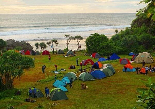 #explorejogja photo today by  taken at Pantai Drini, Gunungkidul....