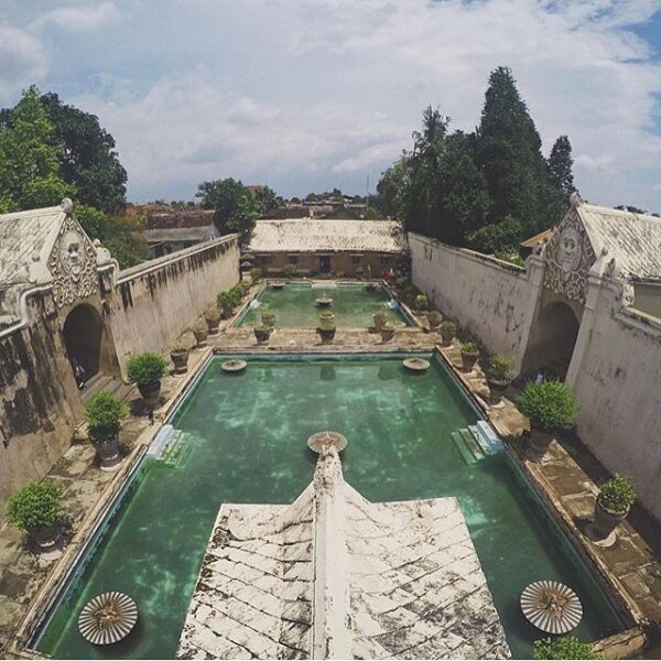 #explorejogja photo today by  taken at Taman Sari Water Castle....
