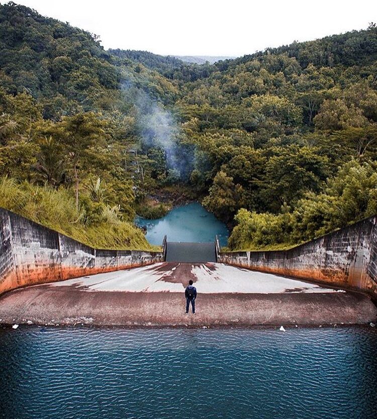 Good morning  #explorejogja photo today by  taken at Waduk Sermo, Kulon Progo....