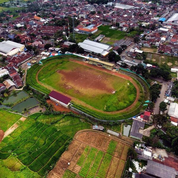 #exploresukabumi bird's-eye view of Stadion Korpri by ...