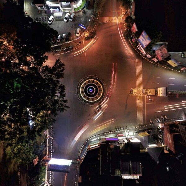 #exploresukabumi bird's-eye view by  taken above Tugu Adipura...