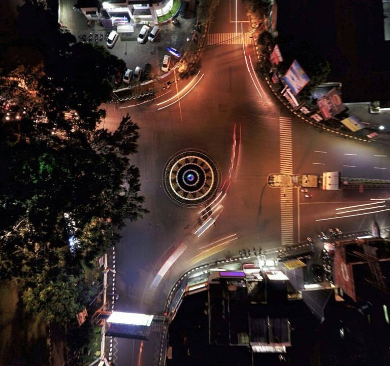 #exploresukabumi bird's-eye view by  taken above Tugu Adipura...