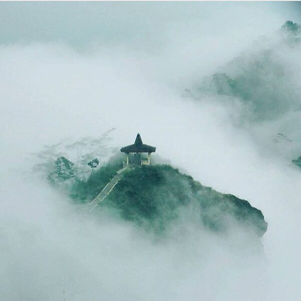 #explorejogja photo today by  taken at Puncak Suroloyo, Kulon Progo....
