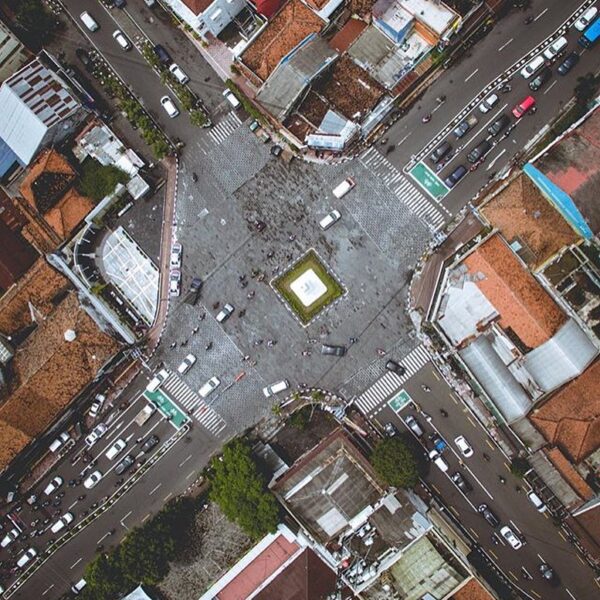 #explorejogja view from the top, covering Tugu Yogyakarta by  
So, how's your we...