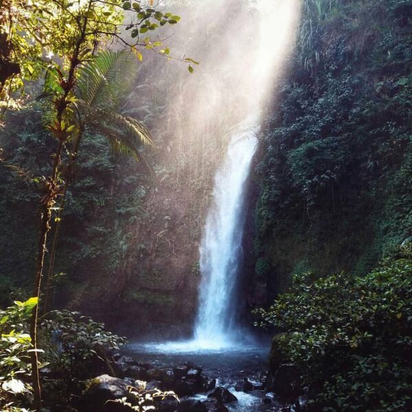 #exploresukabumi photo of Curug Sawer by  taken at #Kadudampit, Taman Nasional G...