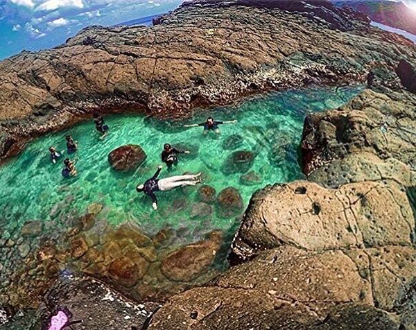 #explorejogja photo today by  taken at Pantai Wedi Ombo, Gunungkidul....