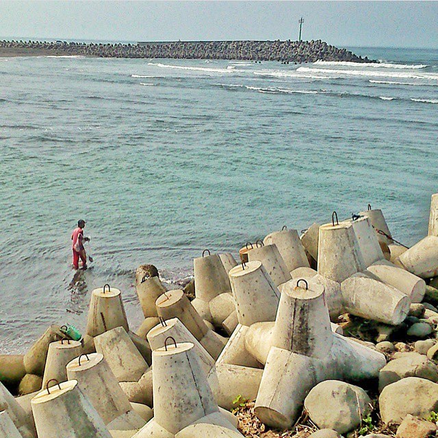 #explorejogja photo today by  taken at Pantai Glagah, Kulon Progo....