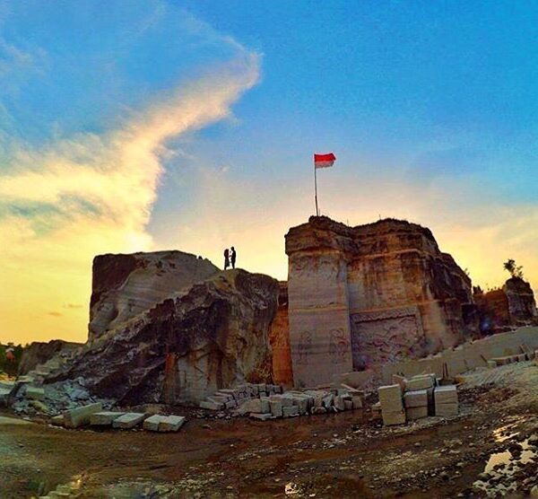#explorejogja photo today by  taken at Tebing Breksi, Around Candi Ijo, Sleman....