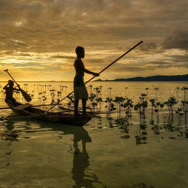 Arborek, desa wisata yang diusung-usung menjadi salah satu spot snorkeling dan d...