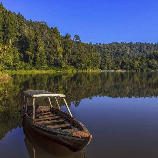 Danau cantik Situ Gunung, danau buatan yang terlihat alamiah.
.
Danau Situ Gunun...