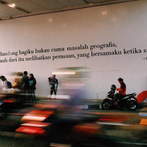 A saying that hit too close to home. Bandung, a city that held dearly at heart b...