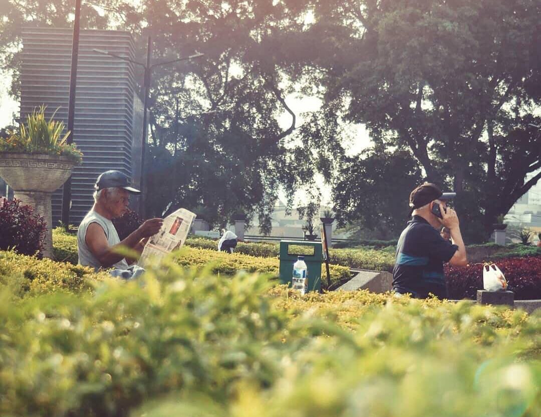 Alun-alun Bandung is your place to enjoy the sunny afternoon in the middle of Ba...