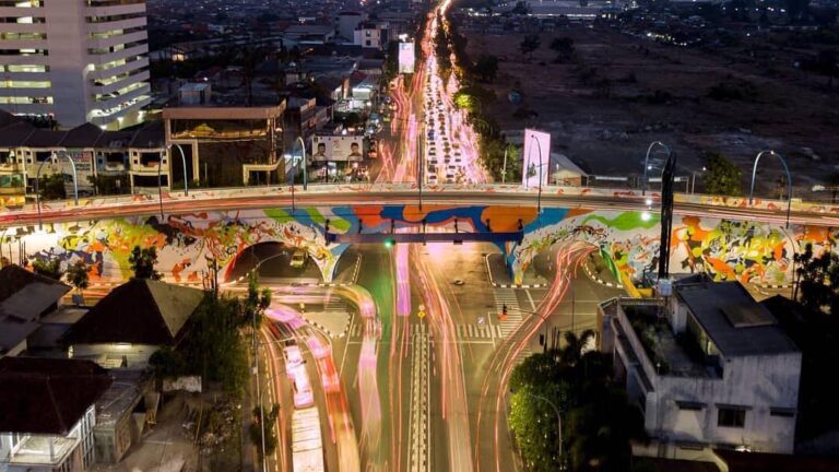 Colourful city for cheerful citizens. Antapani Overpass captured by  
#exploreba...