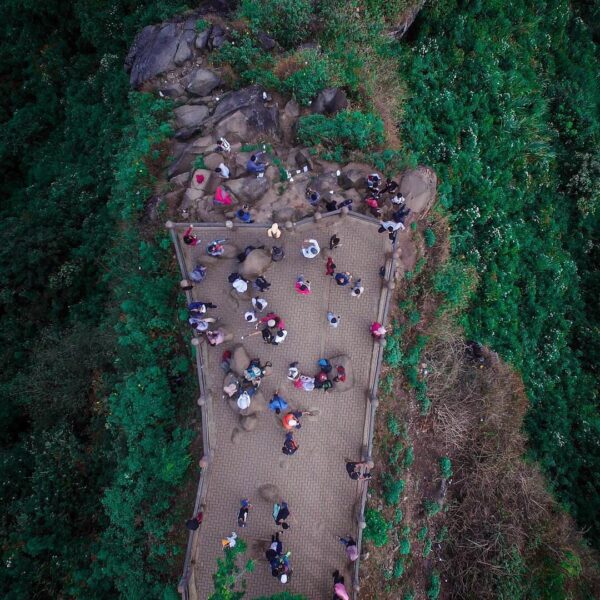 Tebing Keraton captured from above by  So, tell us what exciting thing have you ...