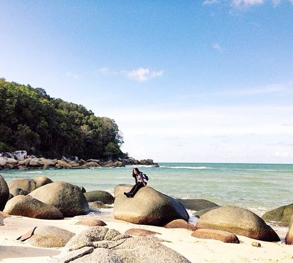 Location : Pantai Tanjung Pabrik, Desa Teluk Limau, Kecamatan Parittiga Jebus Ka...